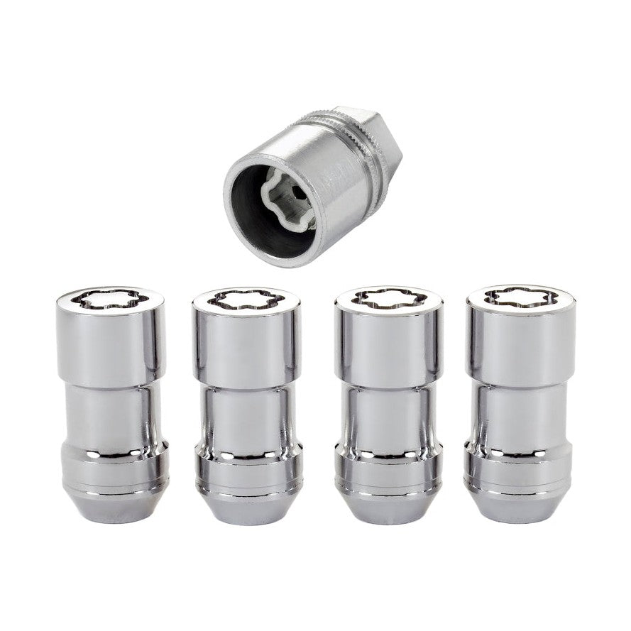 McGard Wheel Lock Nut Set - 4pk. (Cone Seat) 9/16-18 / 7/8 Hex / 1.765in. Length - Chrome
