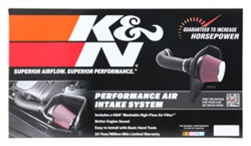 K&N FIPK 09-11 Chevy Silverado V8 Performance Intake Kit for Avalanche, Escalade, Sierra, Suburban, Tahoe, Yukon