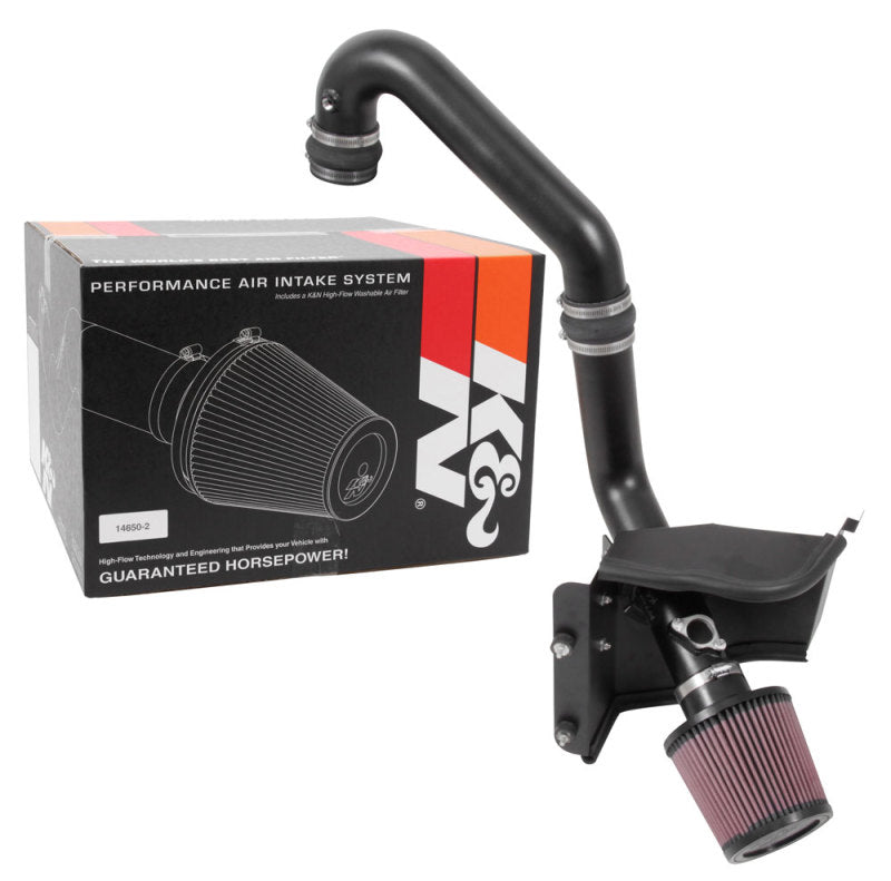 K&N Engineering 17-18 Subaru Impreza 2.0L H4 F/I Typhoon Short Ram Cold Air Intake System KN69-8010TTK