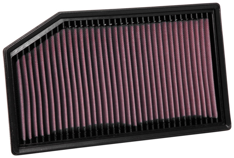 K&N Engineering 33-5076 High-Flow Drop-In Air Filter for Jeep Wrangler 2018-2019