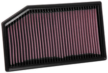 Load image into Gallery viewer, K&amp;N Engineering 33-5076 High-Flow Drop-In Air Filter for Jeep Wrangler 2018-2019
