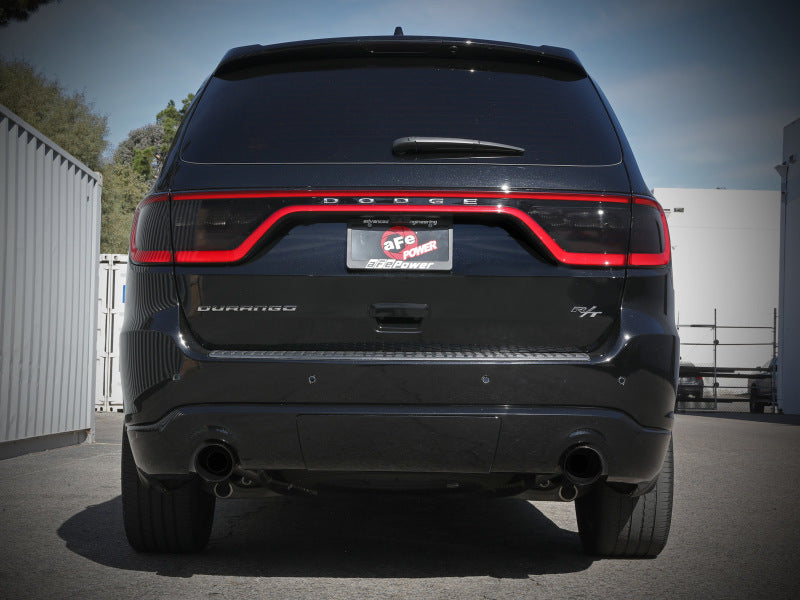 aFe MACH Force-Xp 304 Stainless Steel Cat-Back Exhaust System with Black Tips for Dodge Durango 2011-2013