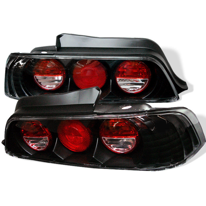 Spyder Honda Prelude 97-01 Euro Style Tail Lights in Black (Part #ALT-YD-HP97-BK)