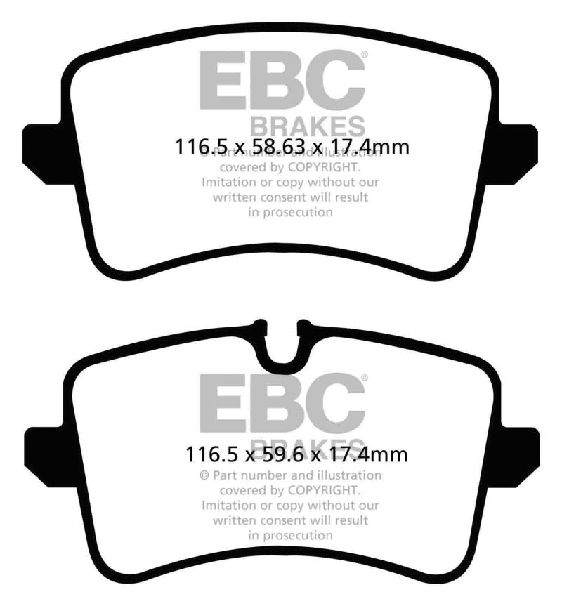 EBC Redstuff Ceramic Low Dust Brake Pads for Audi A6 and RS5 * Part Number ebcDP32082C
