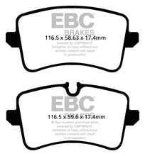 Load image into Gallery viewer, EBC Redstuff Ceramic Low Dust Brake Pads for Audi A6 and RS5 * Part Number ebcDP32082C