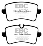 EBC Redstuff Ceramic Low Dust Brake Pads for Audi A6 and RS5 * Part Number ebcDP32082C