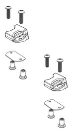 BAK Industries BAKFlip Top Side Buckle End Clips Set – Durable Hardware for Truck Bed Protection