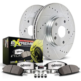 PowerStop Z26 Street Warrior Brake Upgrade Kit for 2021-2023 Ford Mustang - Front