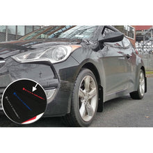Load image into Gallery viewer, Rally Armor UR Series Mud Flaps for Hyundai Veloster (2012-2017) – Premium Black with Red Logo