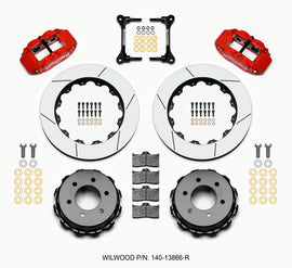 Wilwood Narrow Superlite 4R Rear Truck Brake Kit with 14.25-inch Rotors for Ford F-150 (2012-2013) - Red Finish