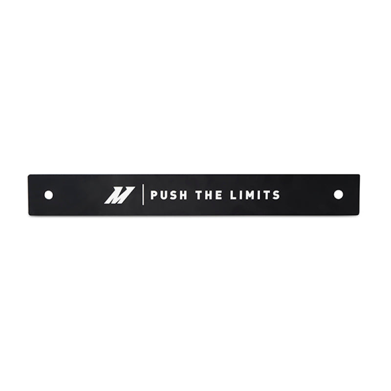 Mishimoto Black Aluminum License Plate Delete with Logo Options