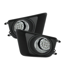 Spyder LED Fog Lights with Switch for Toyota Tacoma 2012-2015 - Clear Lens FL-LED-TTA2012-C