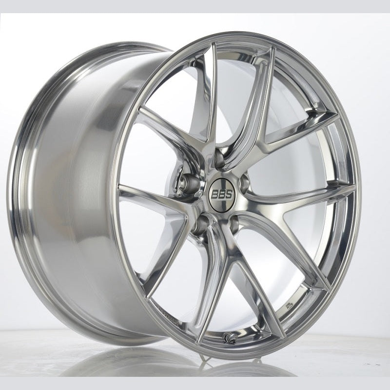 BBS CI-R 19x9 Inch 5x120 Bolt Pattern Ceramic Polished Wheel with Rim Protector * Part No. BBS CI2203CP