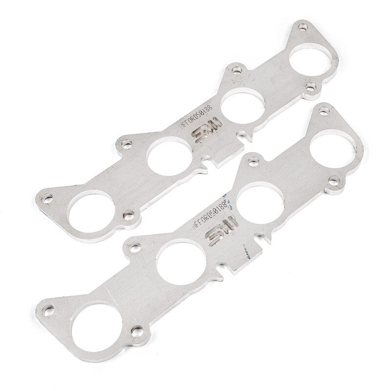 Stainless Works Ford 5.2L/5.0L Coyote Round Port Header 304 Stainless Steel Exhaust Flanges - 1-7/8 inch Primaries
