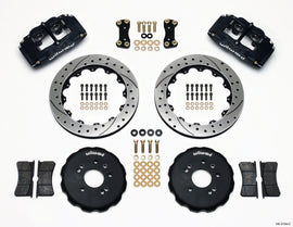 Wilwood FSLI4 Front Hat Kit with 13-inch Drilled Rotors for Nissan 240SX