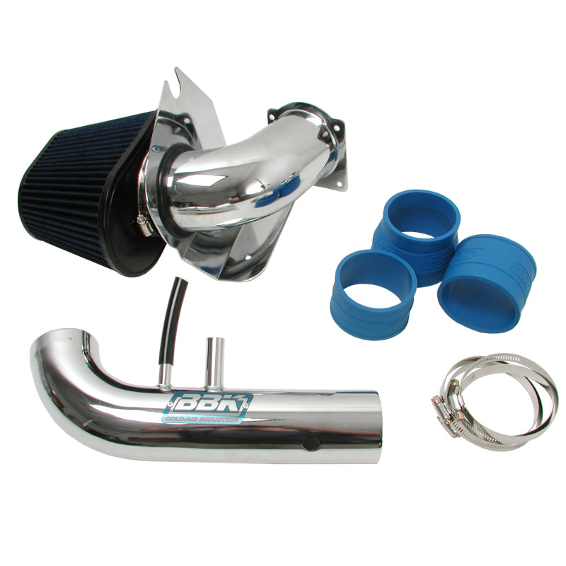 BBK 96-04 Mustang 4.6 GT Cold Air Intake Kit with Chrome Finish - Improved Performance & Throttle Response