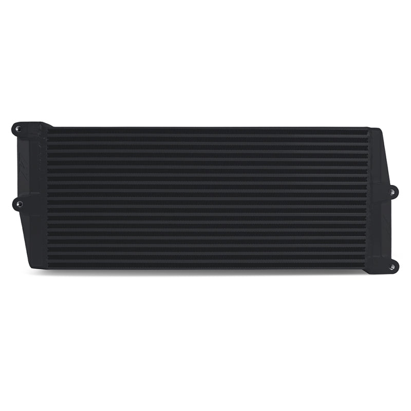 Mishimoto Heavy-Duty Oil Cooler - 17-inch Core with Opposite-Side Outlets, Black