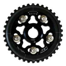 Load image into Gallery viewer, AEM Tru-Time Adjustable Camshaft Gear for Honda Civics and Del Sols - Black, Part Number AEM23-800BK