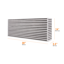 Load image into Gallery viewer, Mishimoto Universal Air-to-Air Intercooler Core - 20 x 7.8 x 3.5 inches for Automotive Performance