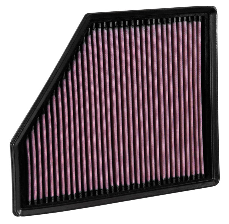 K&N Engineering High-Flow Drop-In Air Filter for 2016-2020 Chevrolet Camaro SS 6.2L - Model KNJ33-5047