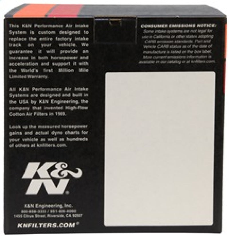 K&N Engineering 57-5504-1 High-Flow Air Intake System for Mitsubishi Eclipse and Eagle Talon