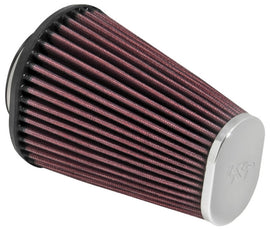 K&N Engineering Universal Clamp-On Air Filter (Part Number: KNNR-3680) * 2-7/16 Inch Flange, 6 Inch Height