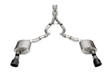 CORSA Performance 2024 Ford Mustang GT Xtreme 3.0-inch Cat-Back Exhaust System with Black PVD Tips