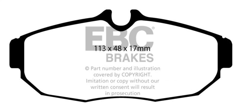 EBC Bluestuff NDX Full Race Brake Pads for Ford Mustang 2005-2012 | High Friction Performance