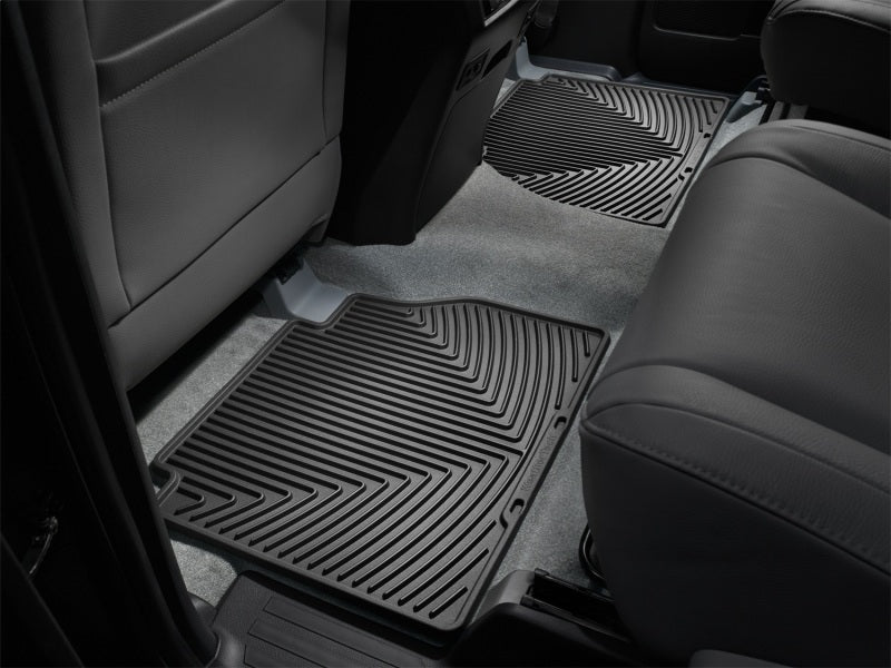 WeatherTech W140 All-Weather Floor Mats for Toyota Sequoia 2nd Row, Black