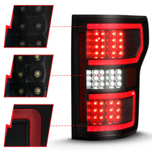 Load image into Gallery viewer, ANZO 18-19 Ford F-150 LED Taillight Assembly with Clear Lens and Red Sequential Light Bar
