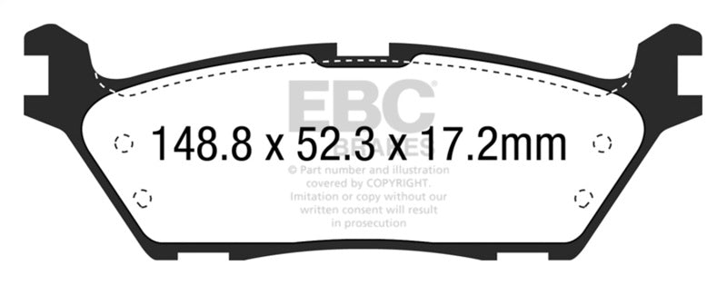 EBC UD1790 Ultimax2 Rear Brake Pads for 2015-2016 Ford F-150