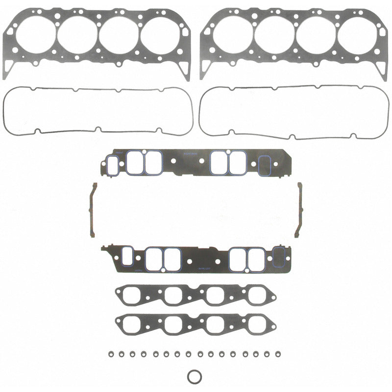 Fel-Pro 17205 Engine Cylinder Head Gasket Set for Chevrolet 454CI 7.4L V8 Marine Applications