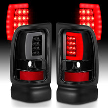 Load image into Gallery viewer, ANZO 1994-2001 Dodge Ram LED Tail Light Assembly with Clear Lens and Black Housing