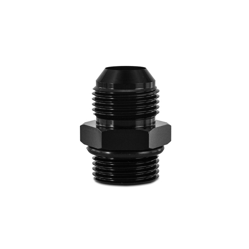 Mishimoto -16ORB to -12AN Aluminum Fitting Black for Precise Fluid Routing
