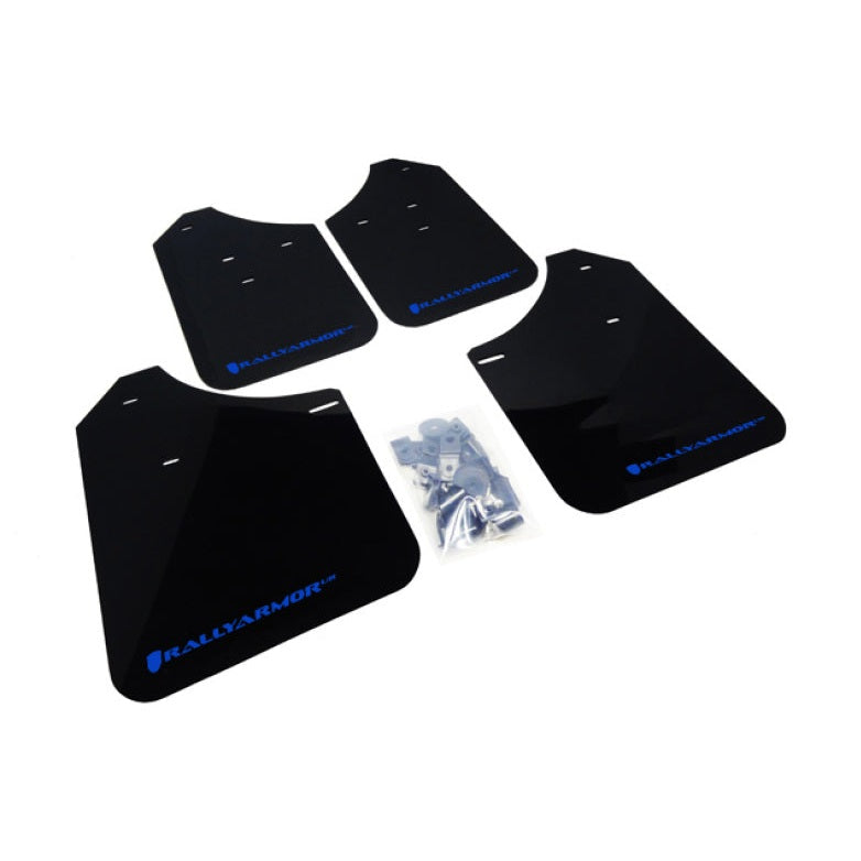 Rally Armor UR Series Black Polyurethane Mud Flaps for Subaru Impreza 2004-2007