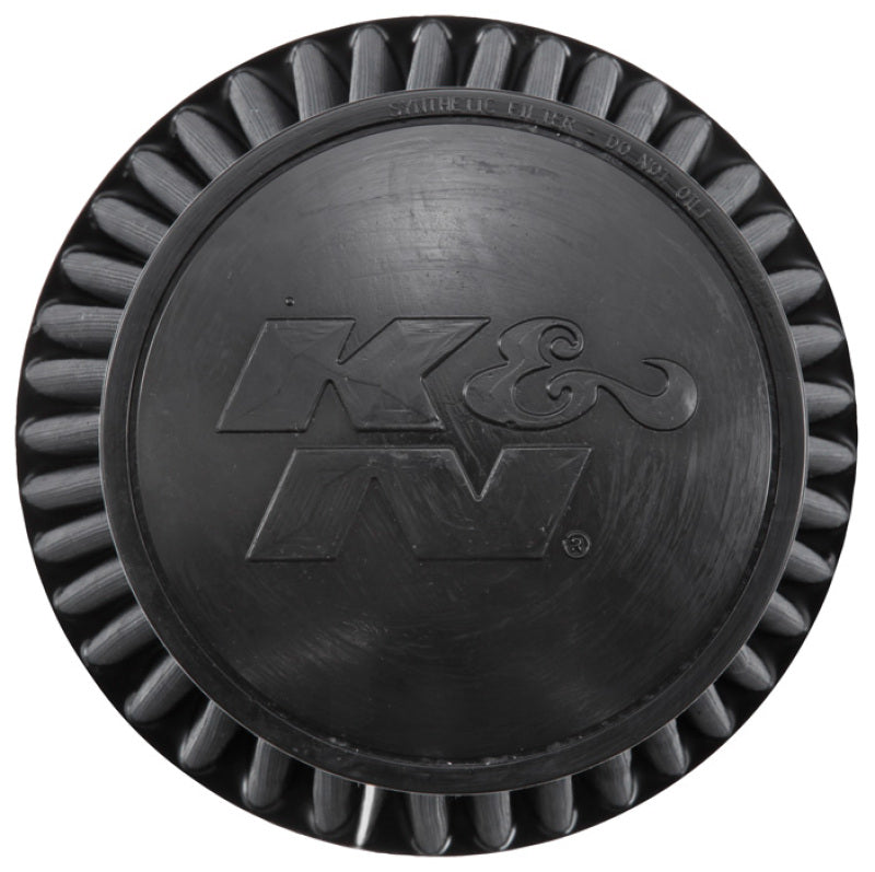 K&N Engineering RU-3101HBK Black Universal Rubber Air Filter * 6-inch Tapered Round Flange