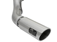 Load image into Gallery viewer, aFe Large Bore HD 5-inch Stainless Steel DPF-Back Exhaust System with Polished Tip for 2017 Ford Diesel Trucks V8 6.7L (td) - Part # afe49-43090-P