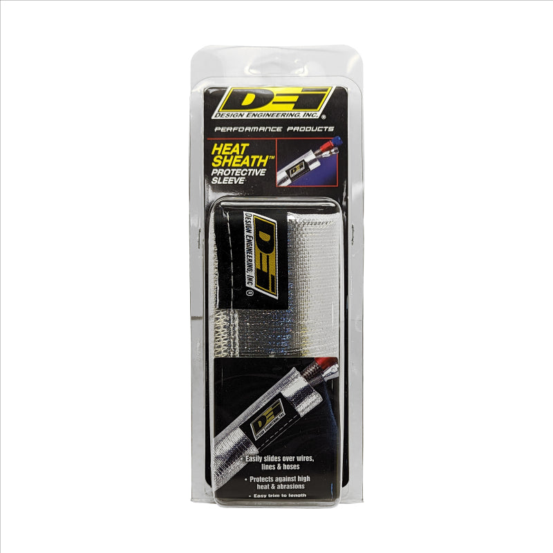 DEI Heat Sheath 1-1/2 inch I.D. x 3 ft Aluminum Sleeving for Heat and Abrasion Protection