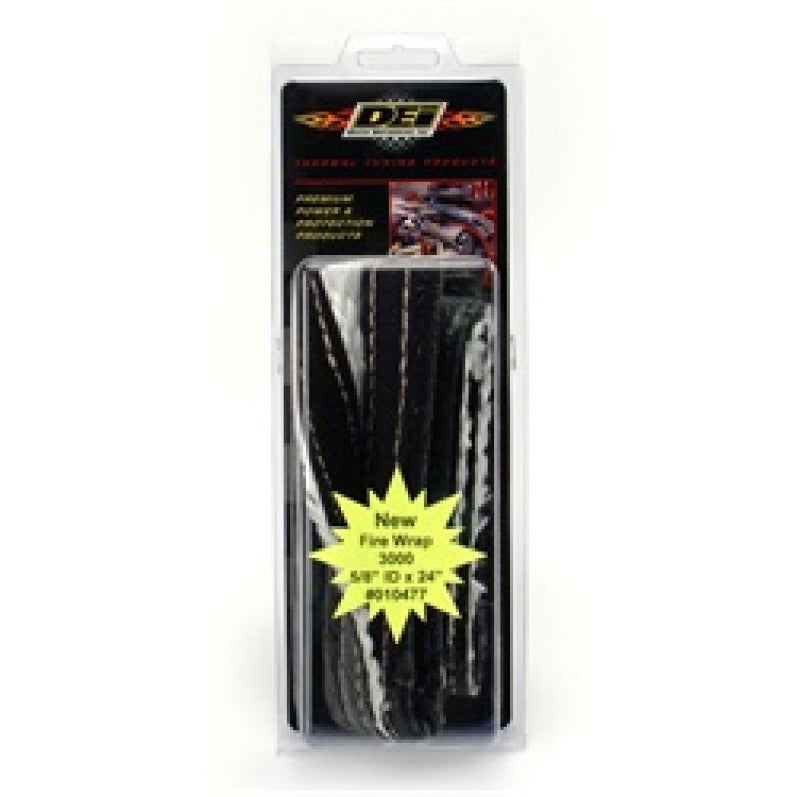 DEI Fire Wrap 3000 Thermal Insulator Sleeve - 5/8 inch ID x 2 ft, Heat Resistant Automotive Protection