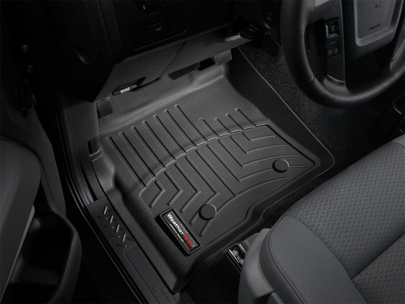WeatherTech DigitalFit Front FloorLiners for Ford F-150 (2009-2013) with Heating Vents - Black