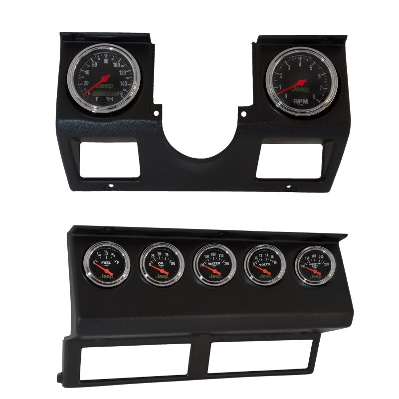 AutoMeter 87-96 Jeep Wrangler YJ 7-Piece Direct-Fit Dash Gauge Kit