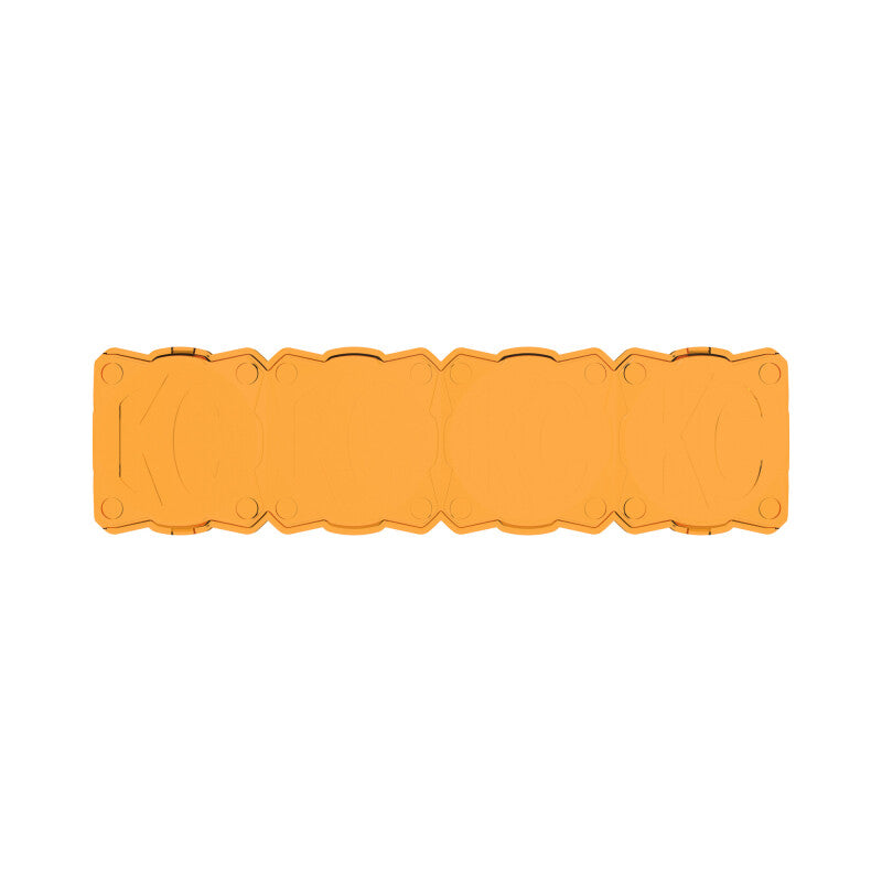 KC HiLiTES FLEX ERA LED Light Bar 10-inch Amber Light Shield (Part Number: KCL5333)