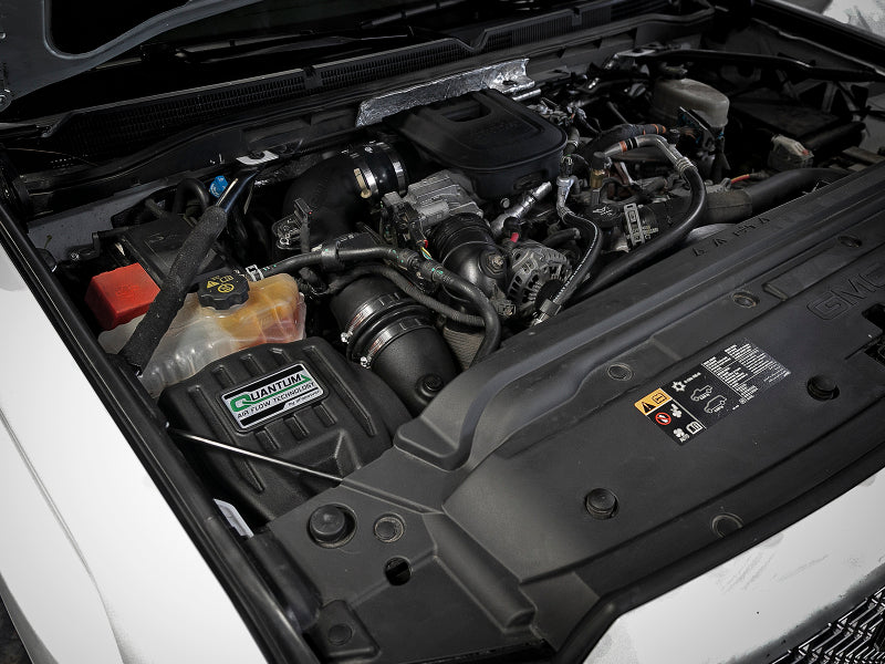 aFe Quantum Pro DRY S Cold Air Intake System for Chevy Silverado 2500 HD 2011-2014 with V8-6.6L LML Diesel