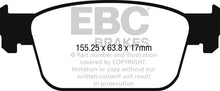 Load image into Gallery viewer, EBC UD1953 Ultimax Front Brake Pads for 2017-2019 Audi A4 2.0L Turbo (B9)