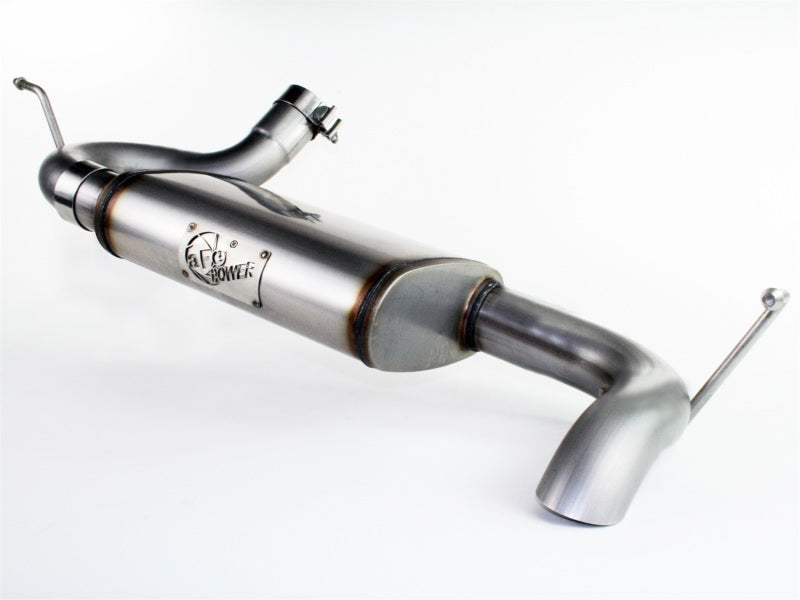 aFe MACHForce XP 2.5-inch Stainless Steel Axle-Back Exhaust System for Jeep Wrangler (07-18) V6-3.6L/3.8L