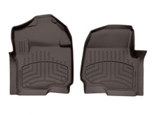 Load image into Gallery viewer, WeatherTech 2017+ Ford F-250/F-350/F-450/F-550 SuperCab/SuperCrew Front FloorLiner HP - Cocoa