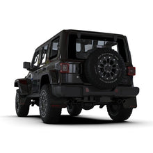 Load image into Gallery viewer, Rally Armor 2018+ Jeep Wrangler Rubicon JL Black UR Mud Flap with Metallic Black Logo