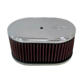 K&N Engineering Part 56-1350 Custom Oval Race Filter * 7 inch Length, 4 inch Width, 3.25 inch Height