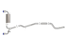 Load image into Gallery viewer, aFe Power Takeda Cat-Back Exhaust System for 2021-2024 Toyota GR Supra 2.0L with Blue Tips