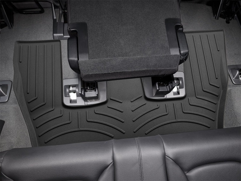WeatherTech FloorLiner HP 2017–2020 Audi Q7 Third Row Floor Mat, Black, Part Number WET448873IM